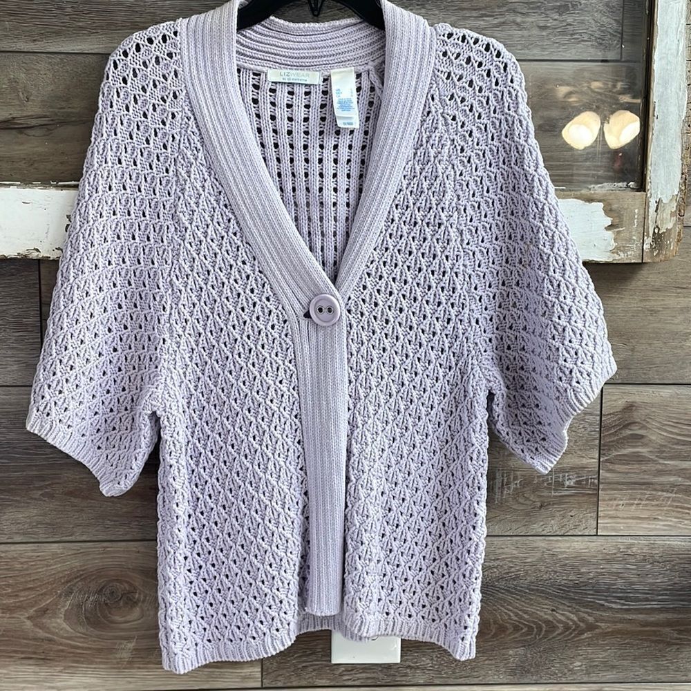 Liz Wear by Liz Claiborne Ladies Lavender Sweater, Size Large